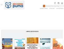 Tablet Screenshot of edicionespuma.org